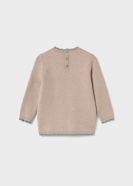 Abito in maglia con fiori art.2.942-019 MAYORAL