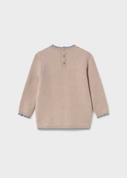 Abito in maglia con fiori art.2.942-019 MAYORAL