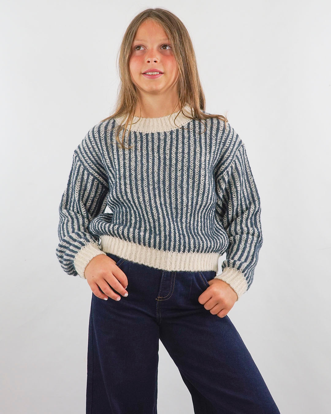 Maglione misto lana a treccine MAYORAL