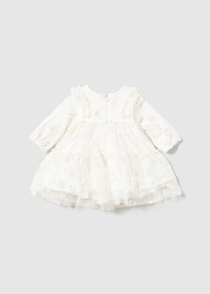 Abito in tulle ricamato lurex art.2.808-16 MAYORAL