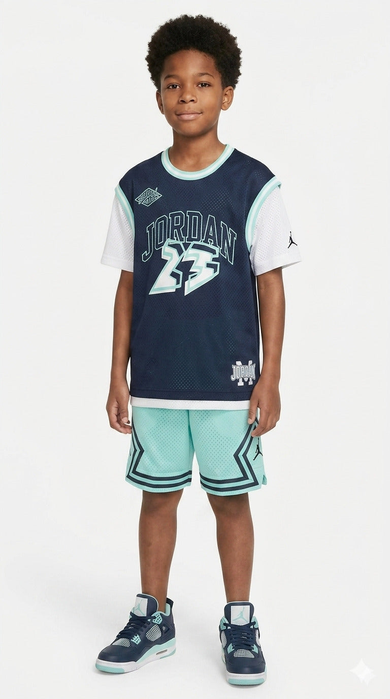 T-shirt sport scollo tondo art.95F953-F4F JORDAN