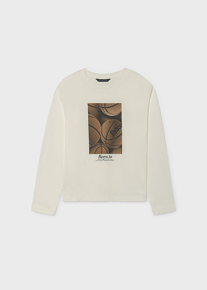 T-shirt con palloni basket art.7.042-030 MAYORAL