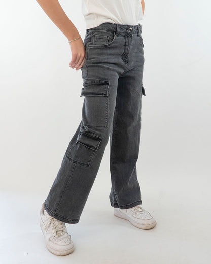 Jeans cargo a gamba larga I DO