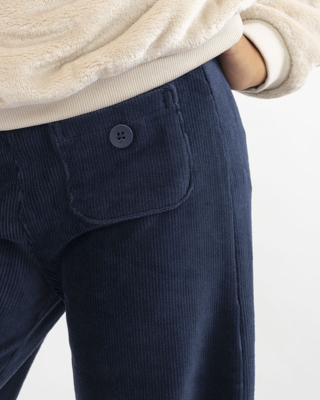Pantaloni larghi elasticizzati in velluto MAYORAL