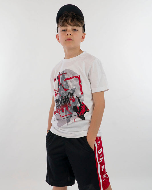 T-shirt con volto sullo sfondo JORDAN