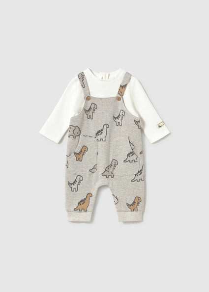 Tutina salopette con dinosauri art.2.661-10MAYORAL