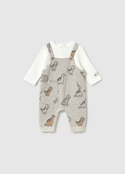 Tutina salopette con dinosauri art.2.661-10MAYORAL