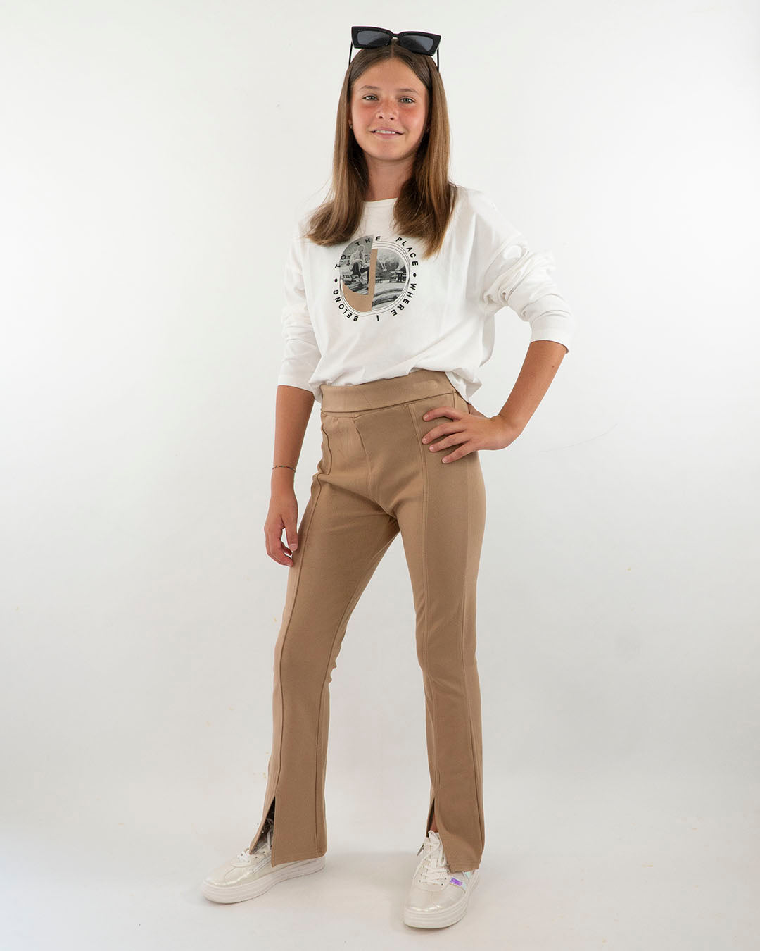 Pantalone elasticizzato a zampa MAYORAL