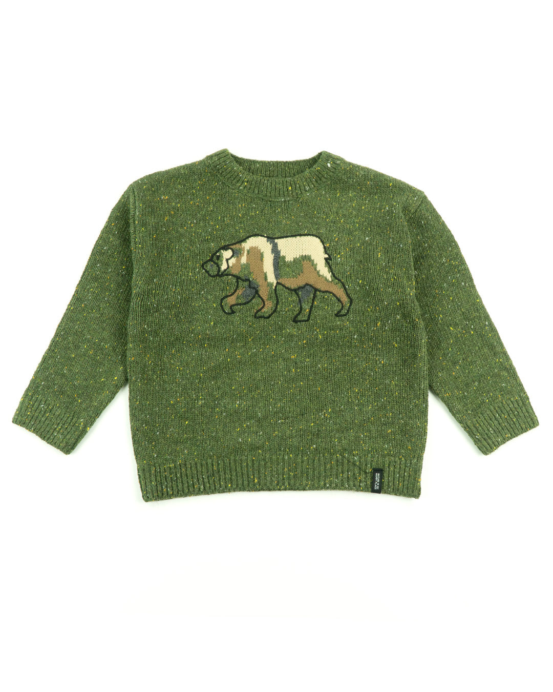 Maglione misto lana con orso camouflage MAYORAL