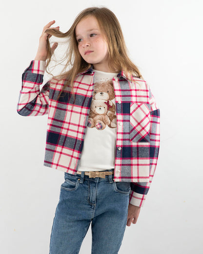 Camicia felpata scozzese  I DO