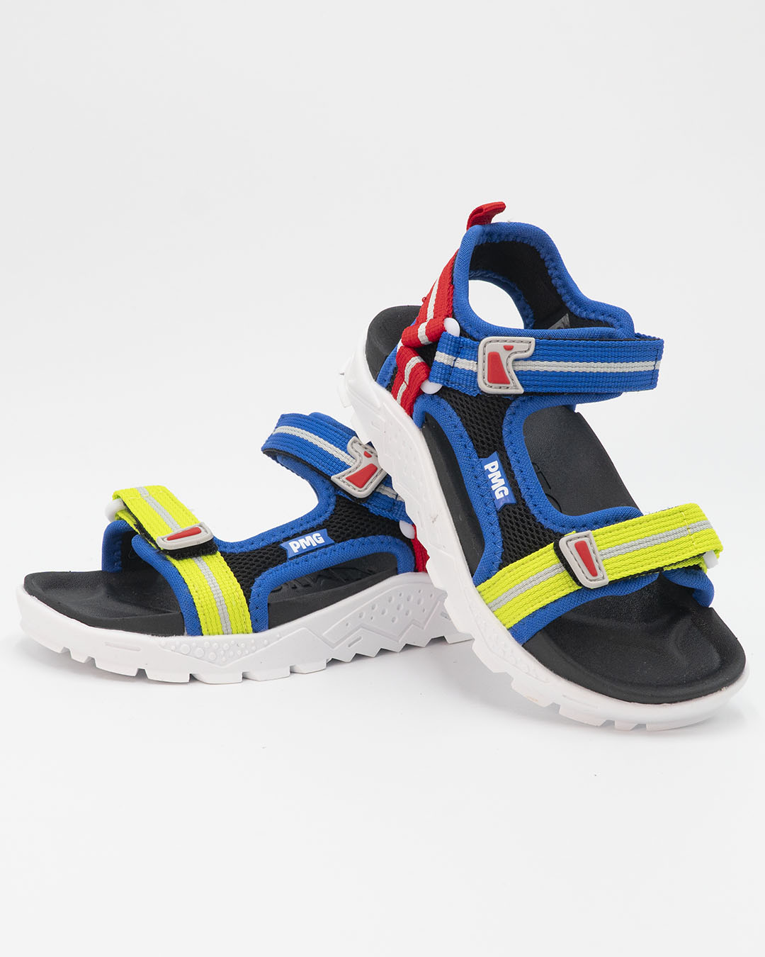 Sandalo in tessuto multicolor con strappi PRIMIGI