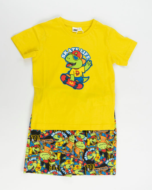 Completo 2 pz. con pantalone a dinosauri I DO