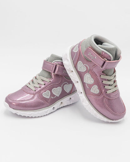 Scarpe alte effetto vernice con luci PRIMIGI