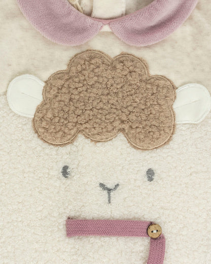 Tutina in ciniglia con inserto ricciolino MELBY