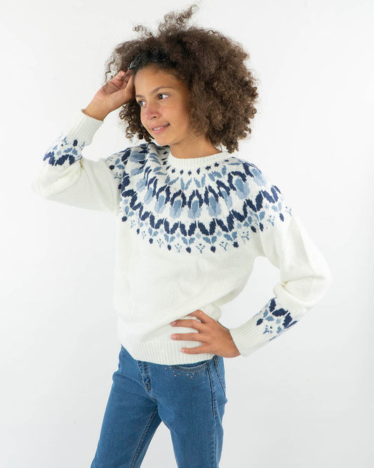 Maglione ricamato