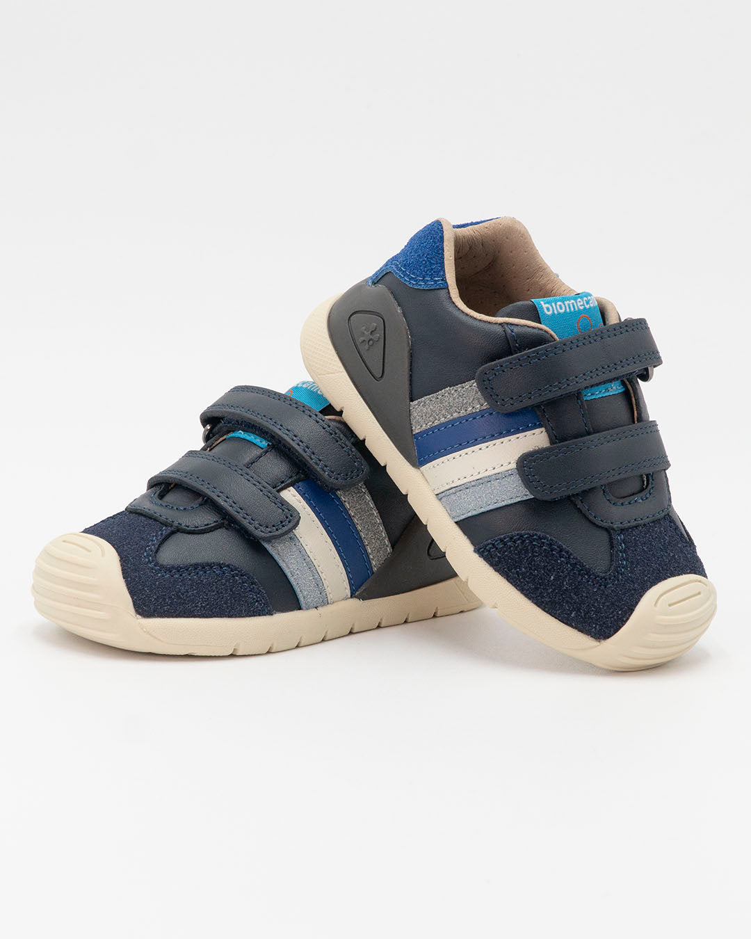 Scarpe primipassi con righine colorate BIOMECANICS