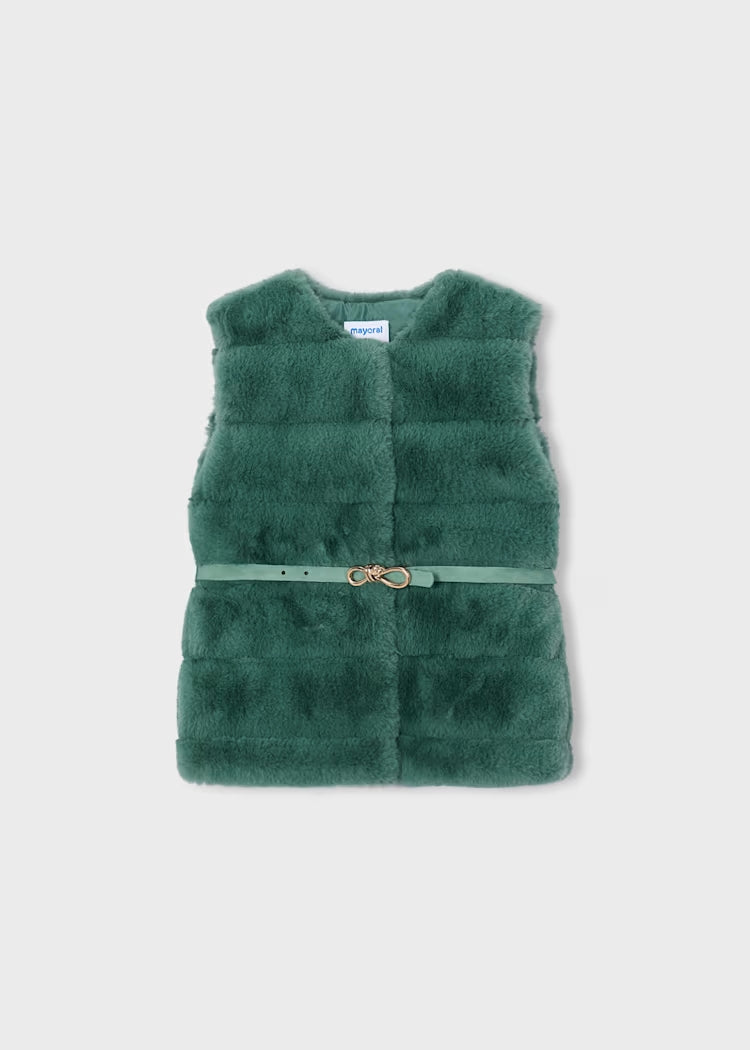 Gilet in pelo con cintura art.4.328-63 MAYORAL