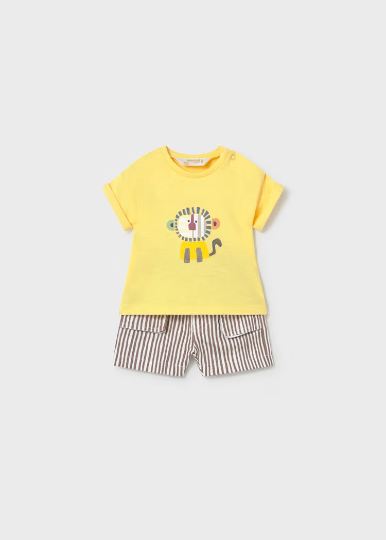 Completo 2 pz. con pantaloncino rigato MAYORAL