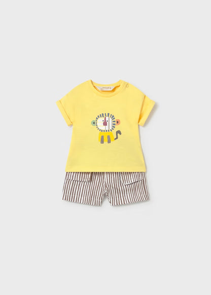 Completo 2 pz. con pantaloncino rigato MAYORAL
