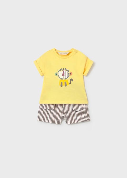 Completo 2 pz. con pantaloncino rigato MAYORAL