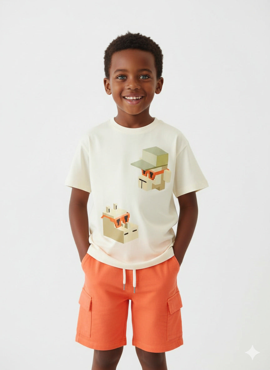 T-shirt con figure a cubo art.3078-72 MAYORAL