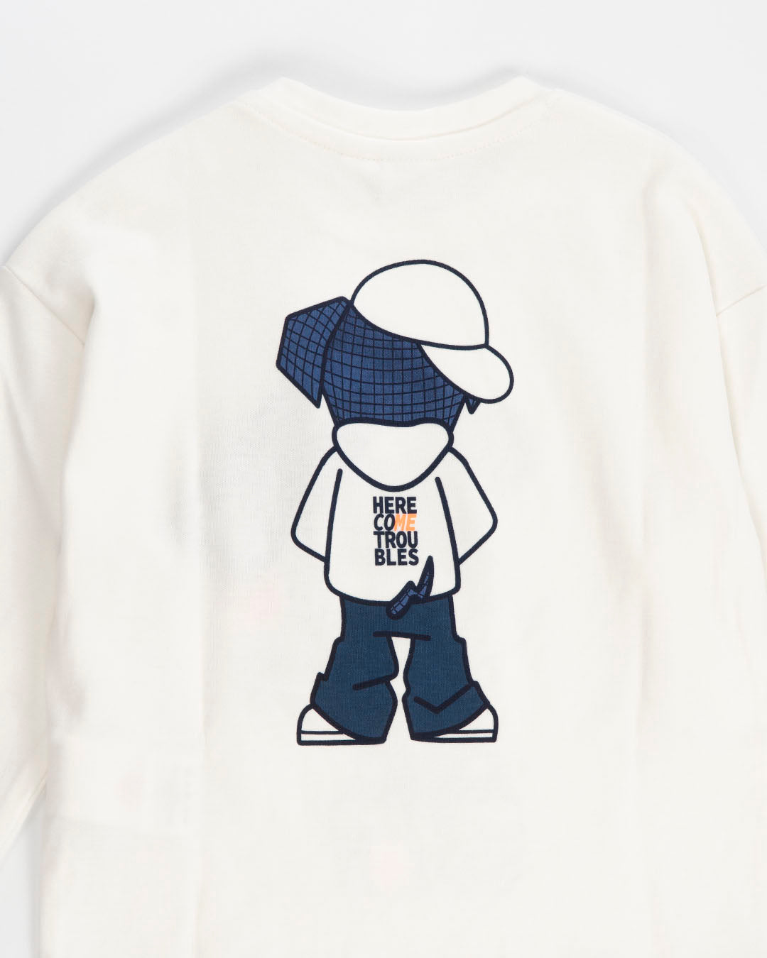 T-shirt manica lunga con cane street style I DO