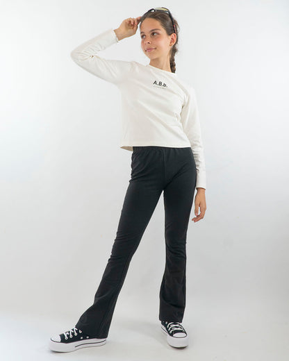 T-shirt manica lunga con piccola scritta I DO