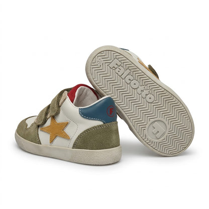 Scarpe in pelle con strappi e stella FALCOTTO
