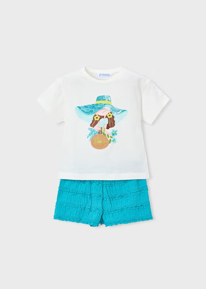 Completo con short in pizzo art.3231-74 MAYORAL