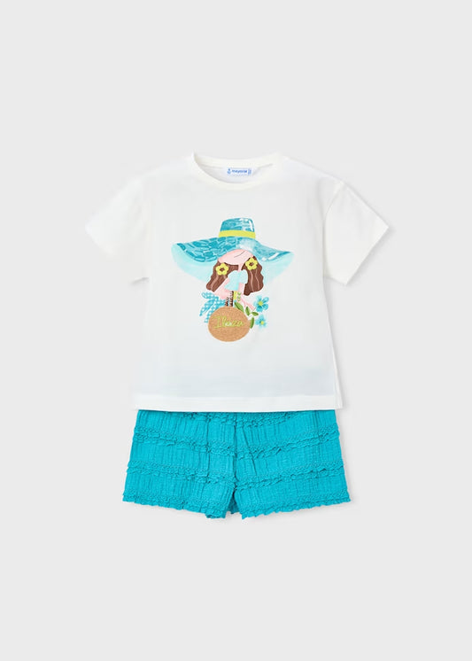 Completo con short in pizzo art.3231-74 MAYORAL