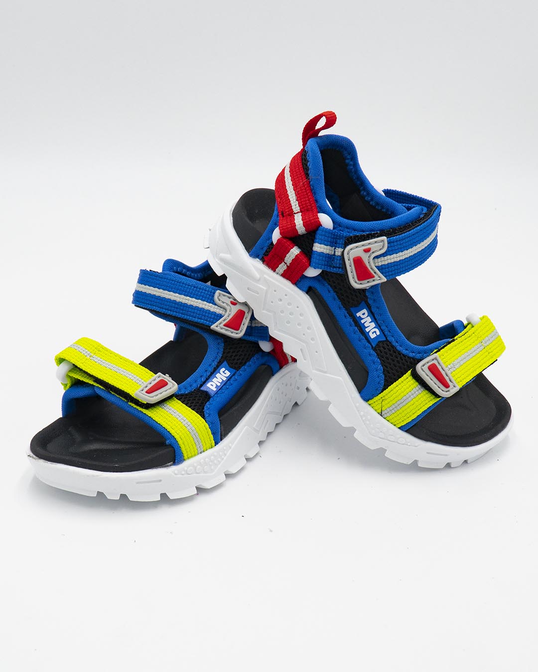 Sandalo in tessuto multicolor con strappi PRIMIGI