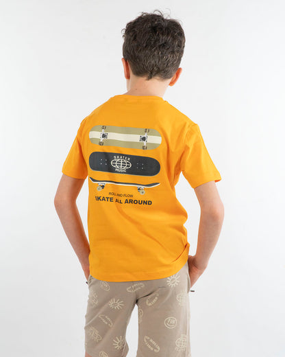 T-shirt manica corta con skateboard MAYORAL