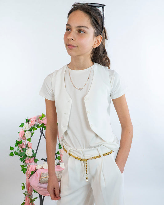 Gilet in tessuto foderato I DO