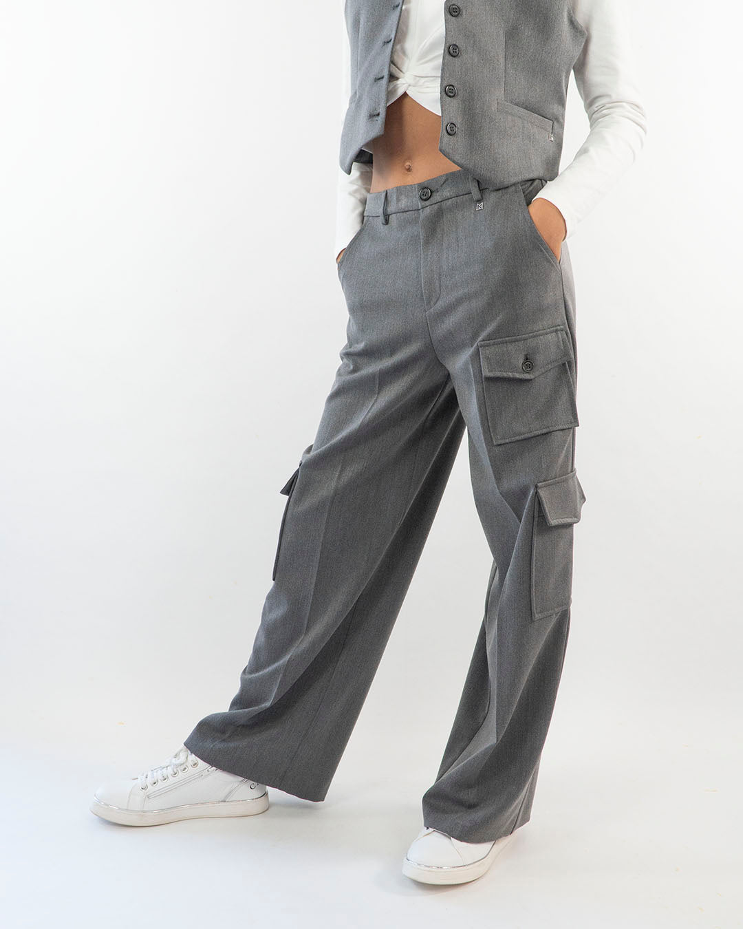 Pantaloni larghi cargo KOCCA