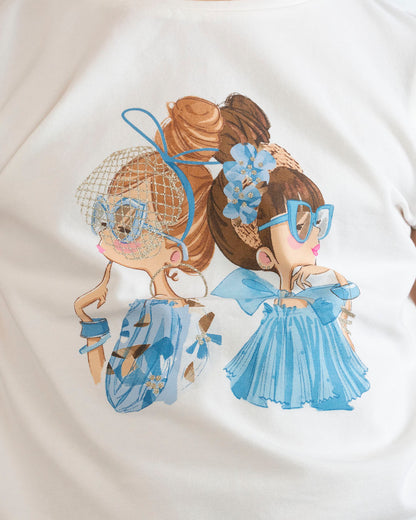 T-shirt manica corta con bimbe chic MAYORAL
