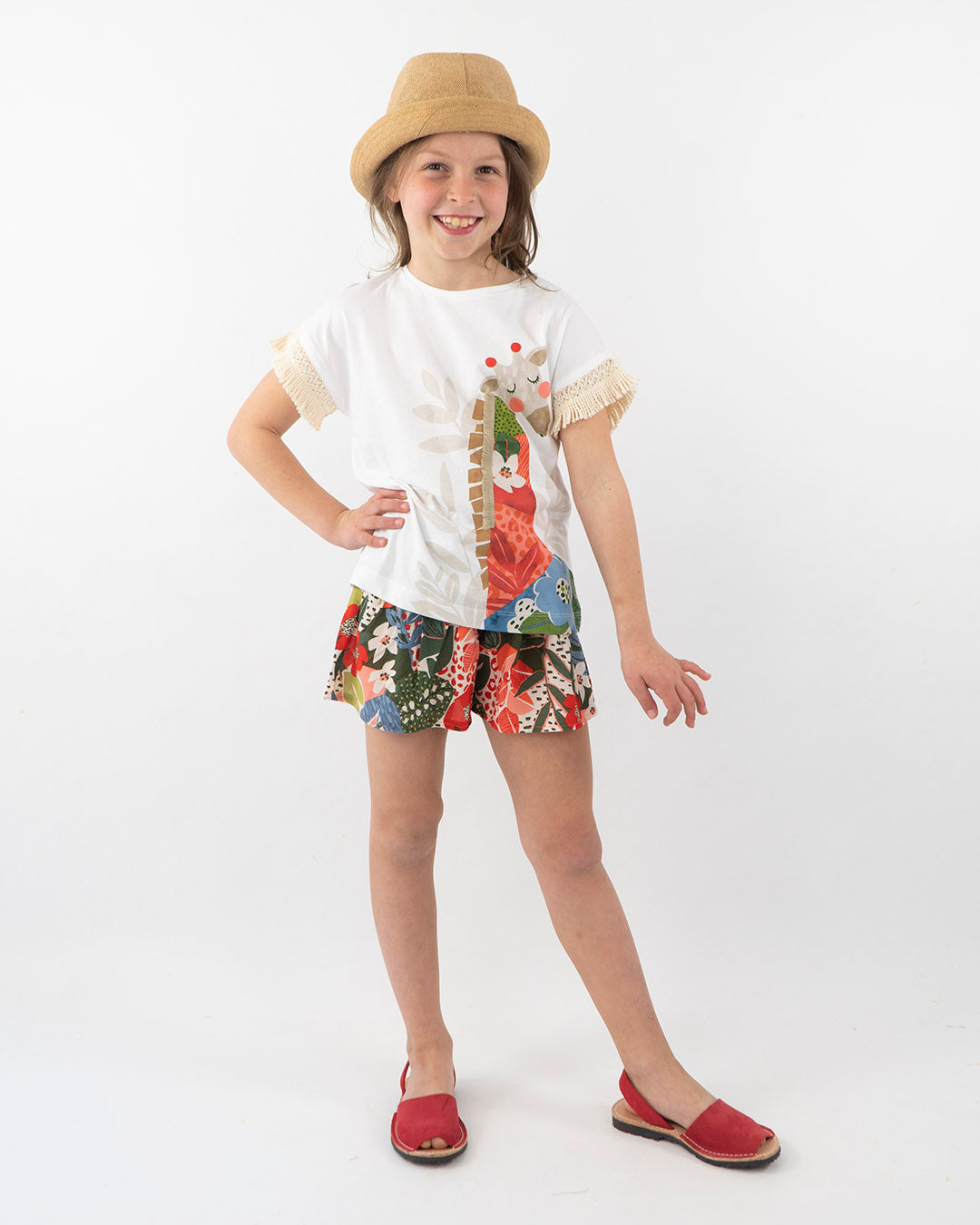 Gonna pantalone fantasia