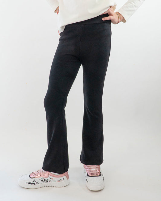 Leggings a costine taglio a zampa  I DO