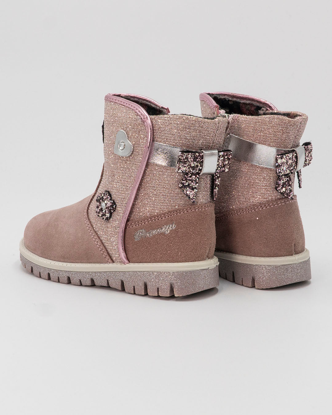 Stivaletto scamosciato e glitterato PRIMIGI