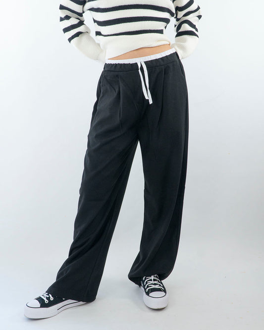 Pantaloni fluidi con fascia elastica in vita I DO
