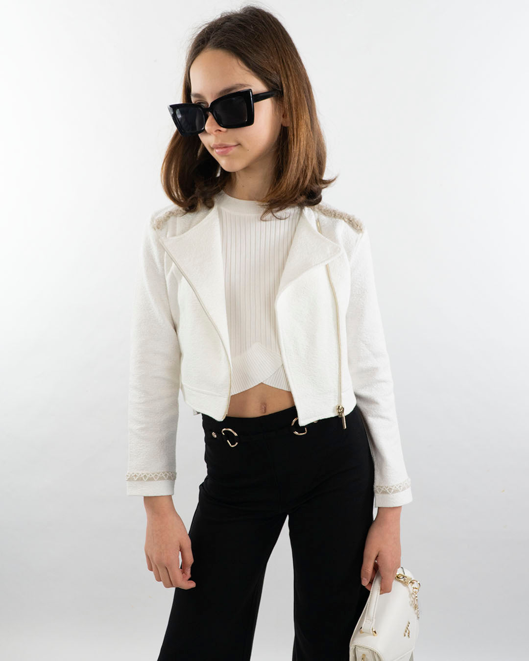 Giacca doppiopetto con zip