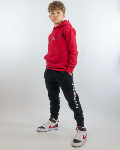 Pantaloni felpati con scritta laterale JORDAN