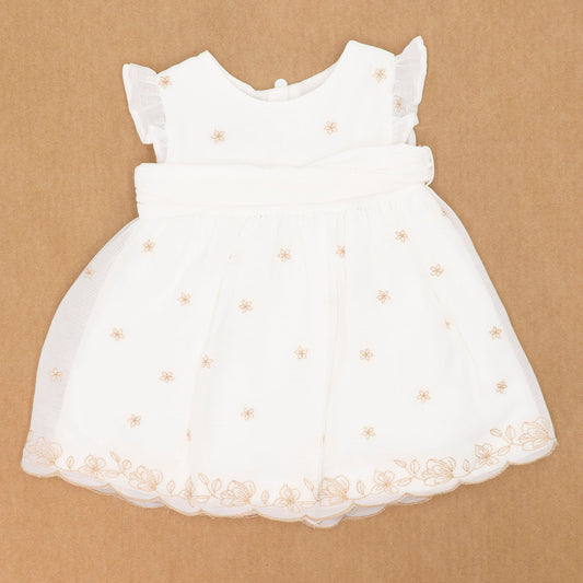 Abito con culotte in tessuto ricamato MAYORAL