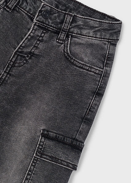 Jeans cargo slavato art.4510-58 MAYORAL