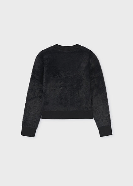 Cardigan peloso con zip art.7.348-038 MAYORAL