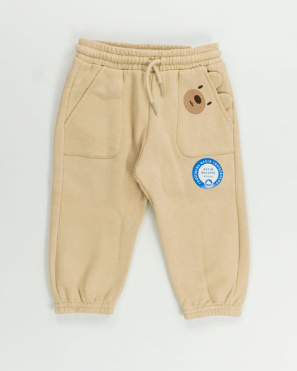 Pantaloni in felpa con tasca orsetto MAYORAL