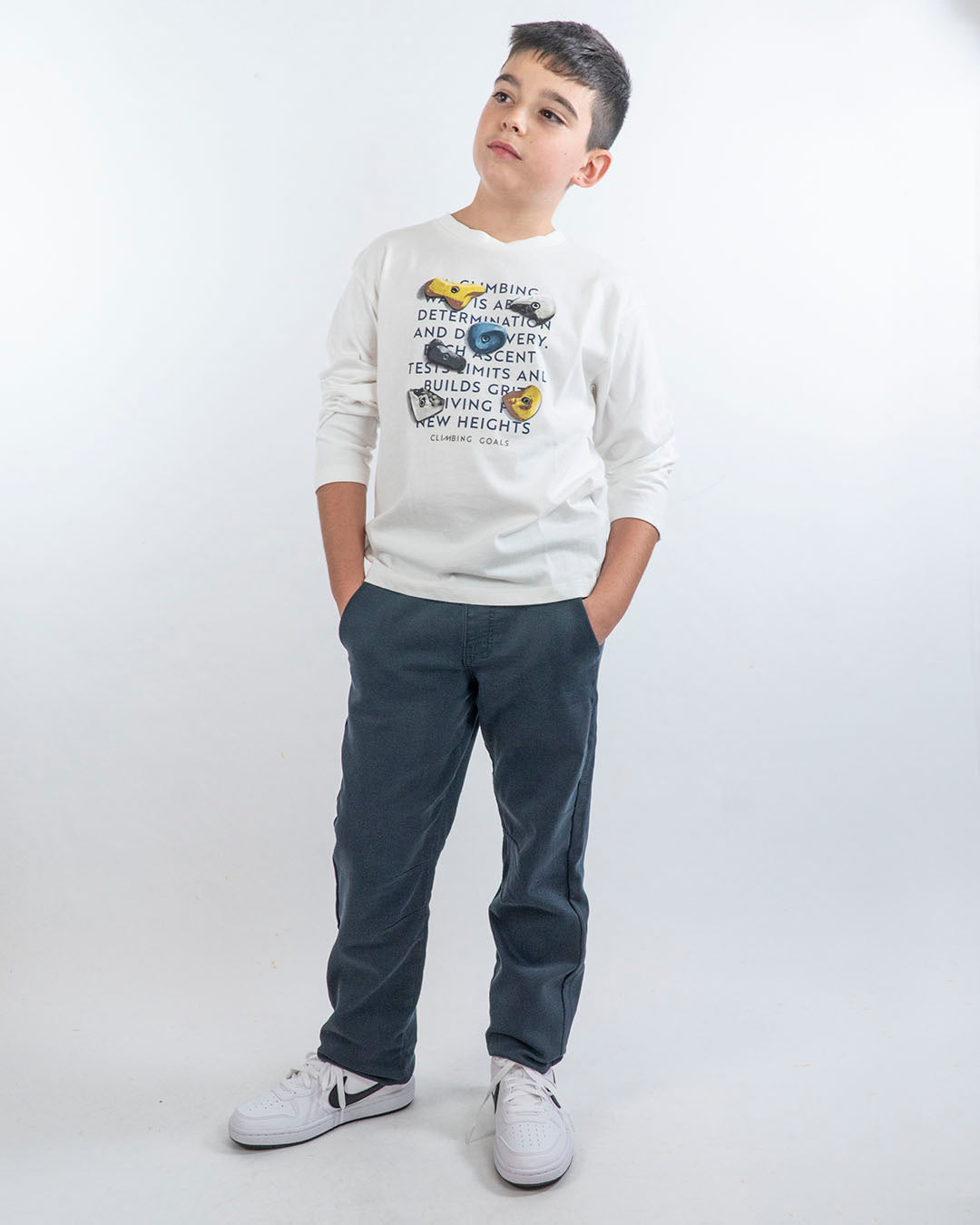 T-shirt manica lunga a tema climbing MAYORAL