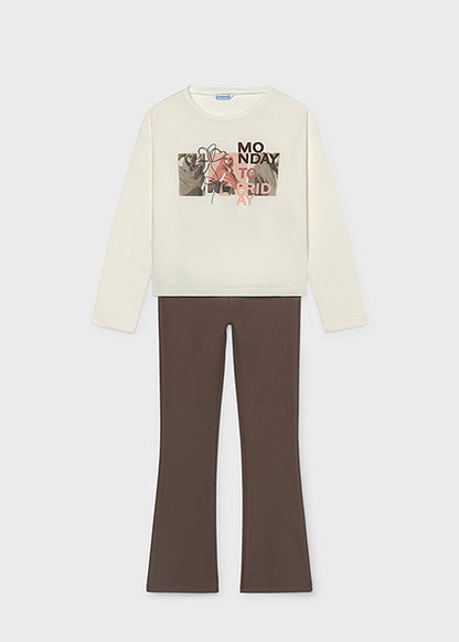 Completo con pantalone zampa art.7.762-28MAYORAL