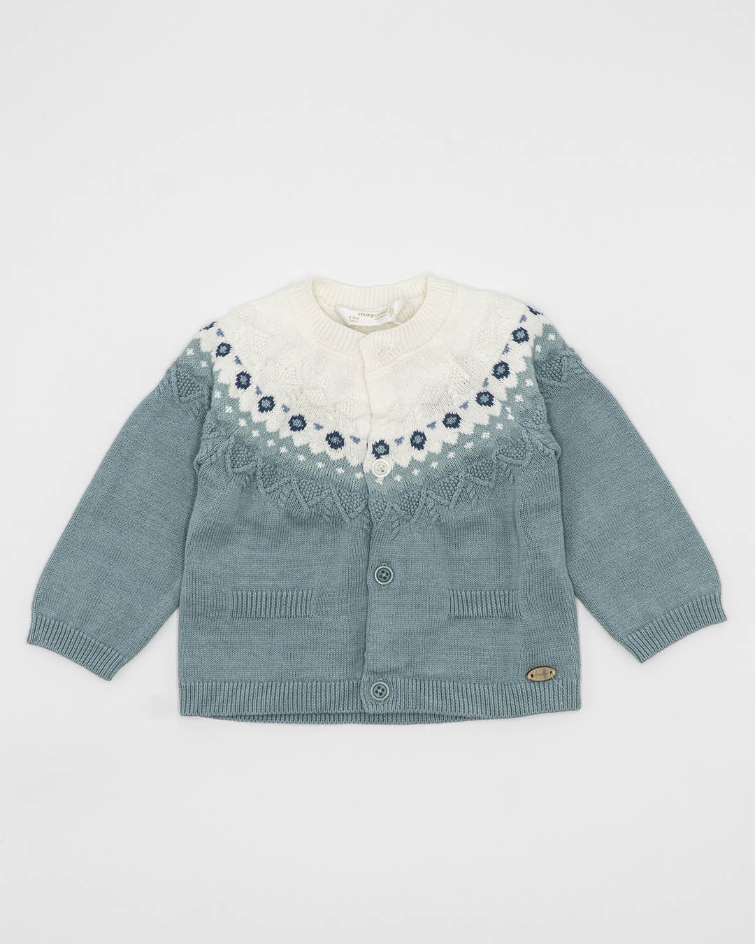 Completo 3 pz. con cardigan ricamato MAYORAL