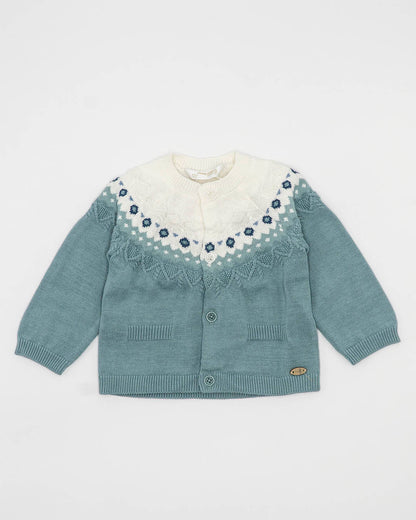 Completo 3 pz. con cardigan ricamato MAYORAL