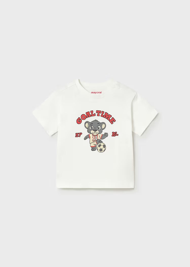 T-shirt con calciatore art.1007-78 MAYORAL
